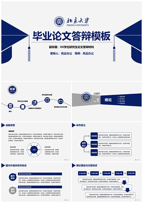 毕业论文答辩PPT模板