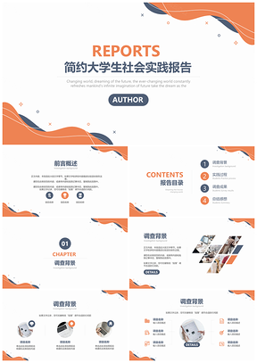 简约大学生社会实践调查报告