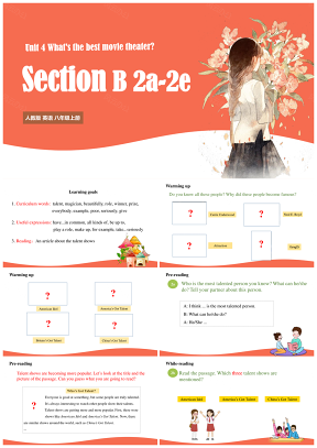人教八年级英语上册课件Unit4SectionB2a2e