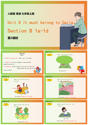 人教英语九年级上册课件Unit8SectionB1a-1d