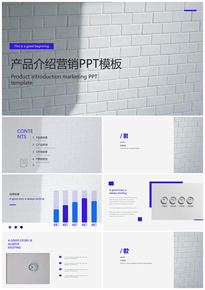 产品介绍营销PPT模板