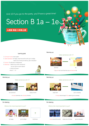 人教八年级英语上册Unit10SectionB1a1e