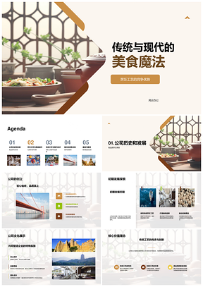 传统铁锅红烧肉现代烹饪品鉴PPT模板