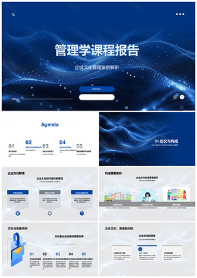 企业管理文化与发展案例PPT模板