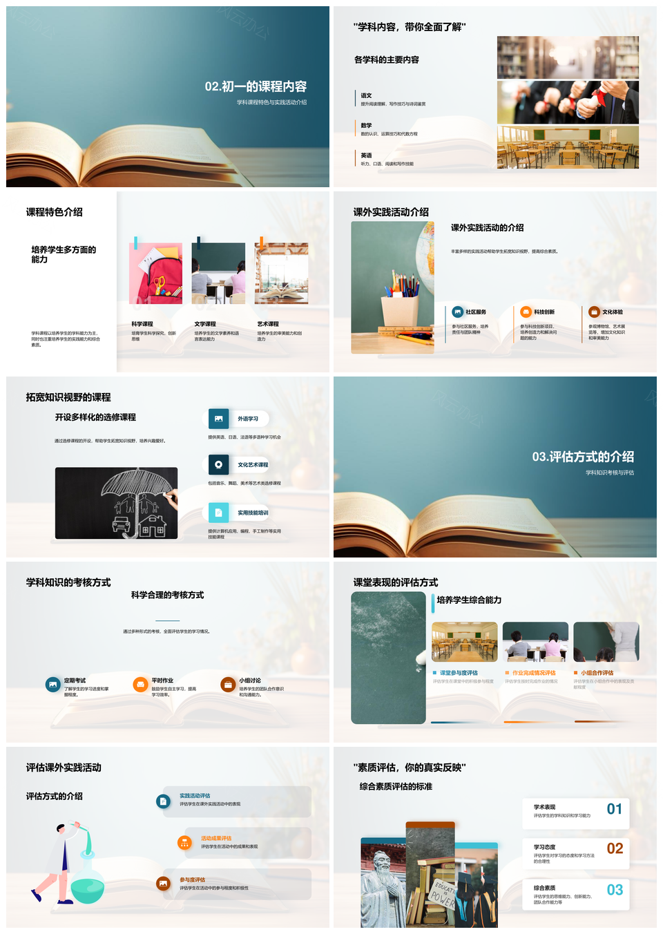 初一学业导航效能实践指南PPT课件