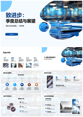 咨询公司项目经理季度总结PPT模板