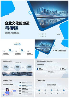 中层团队培训助力企业文化塑造传播PPT模板