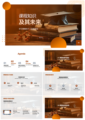 课程知识学习策略与职业发展规划PPT模板