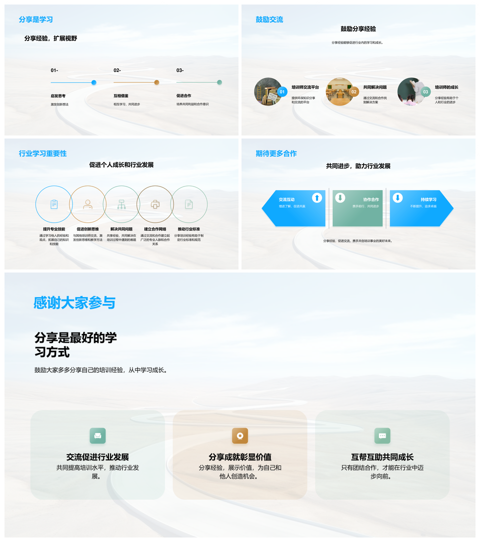 培训师成长挑战经验积累领团队教育方案PPT模板