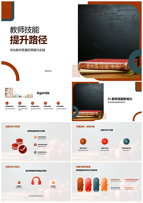 教师技能培训创新优化教学质量PPT模板