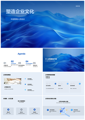企业文化中层战略核心团队建设培训PPT模板