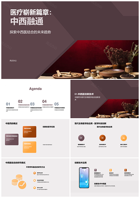 中西医结合科研创新推动中医药现代发展PPT模板
