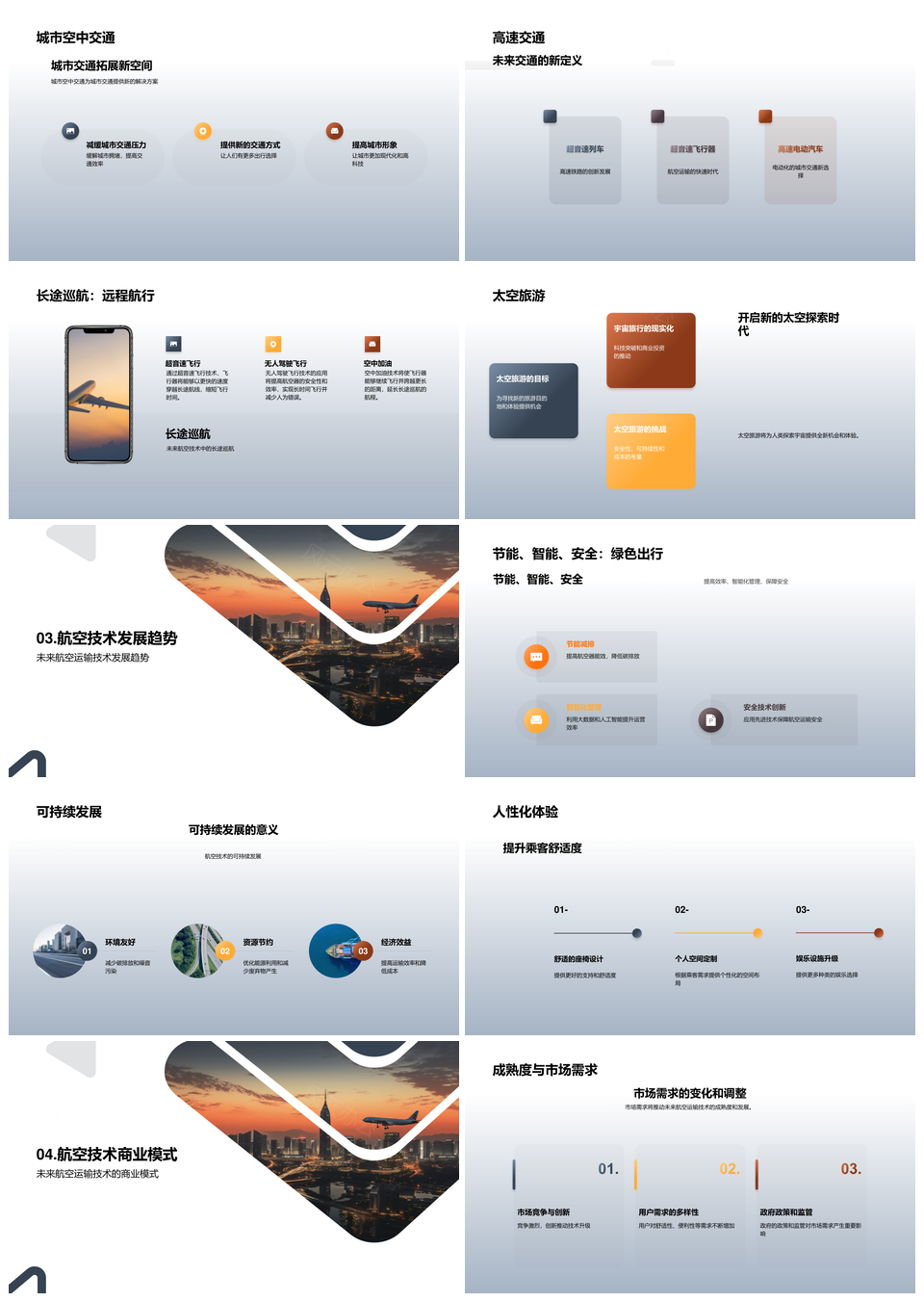 航空技术发展PPT下载-航空技术发展未来应用与远景PPT模板_风云办公