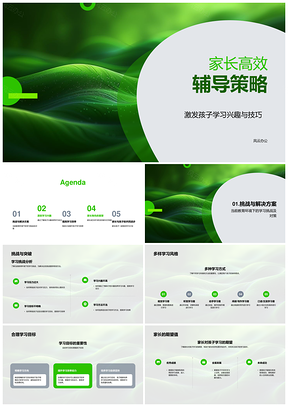 2026家长高效辅导策略合理目标正向激励学习计划重塑角色PPT模板