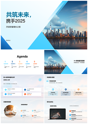 202620XX发展战略财务报告新业务行业趋势PPT模板