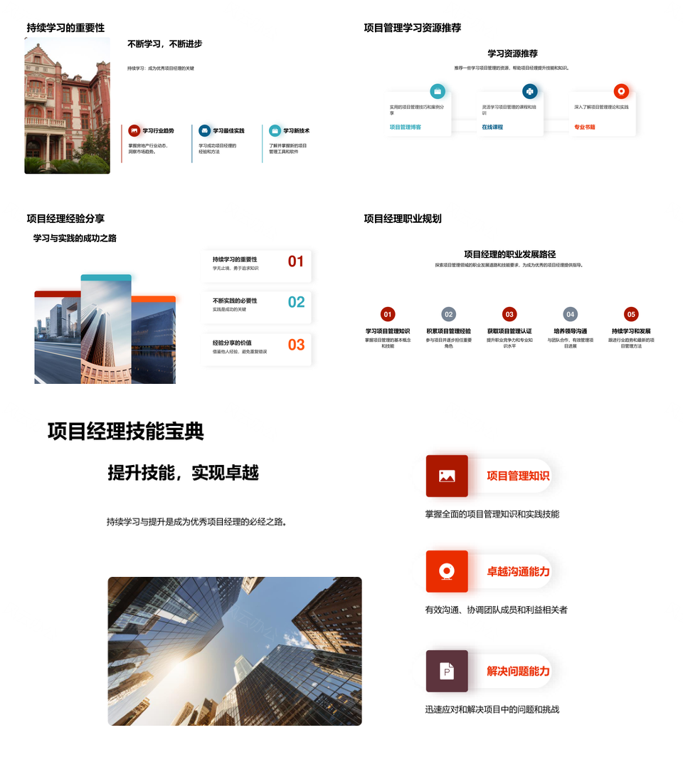 房地产项目管理全流程风险PPT模板