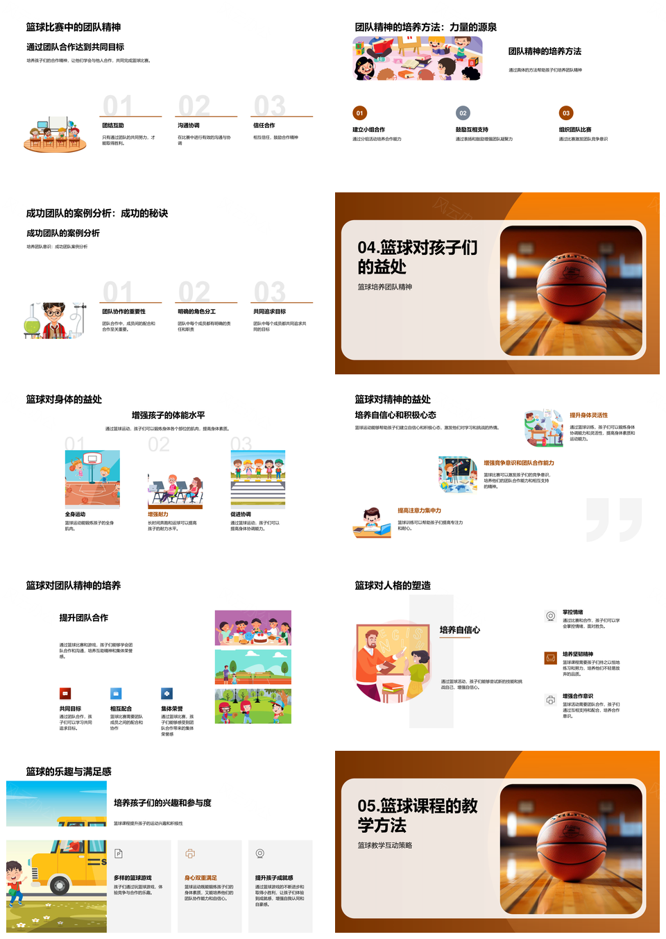 幼儿篮球乐园游戏协作教学PPT模板