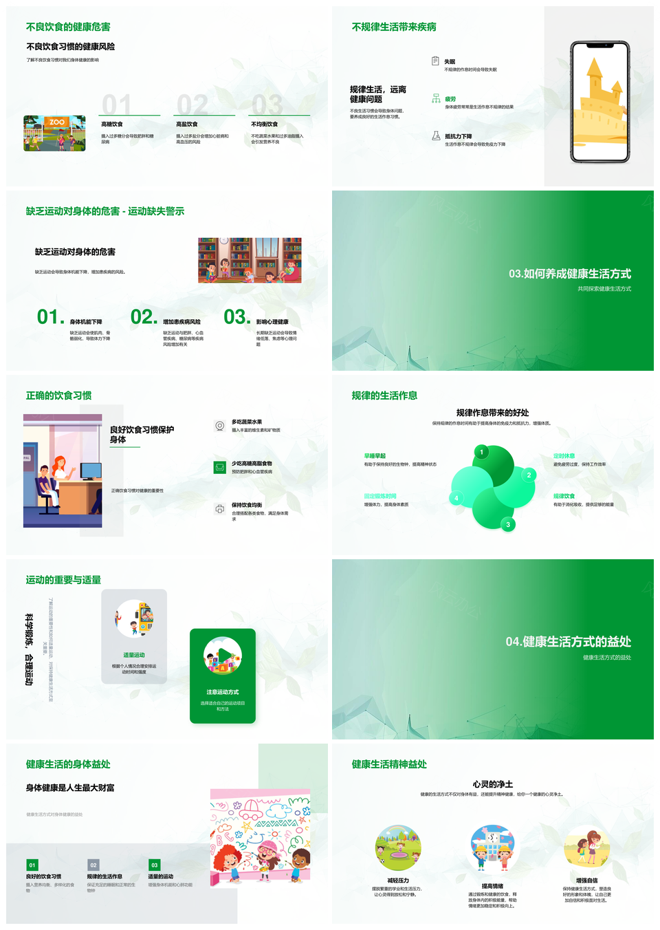 初三健康生活纠正不良习惯PPT模板